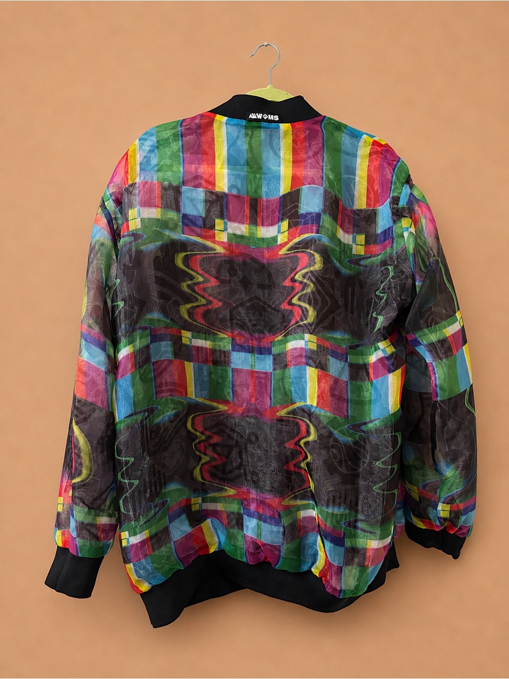 MEOW WOLF Multicolor Sheer Bomber Jacket - Women's - Picture 2 of 6